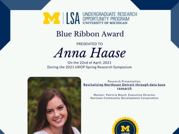 2021 UROP Spring Symposium Blue Ribbon IG 2 